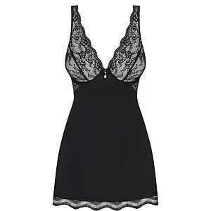 Babydoll Obsessive Luvae Negru pe Vibreaza.ro