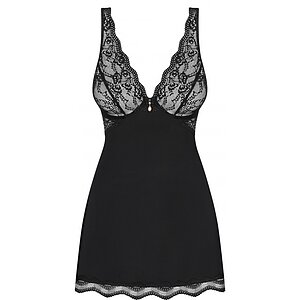 Babydoll Obsessive Luvae Negru pe Vibreaza.ro