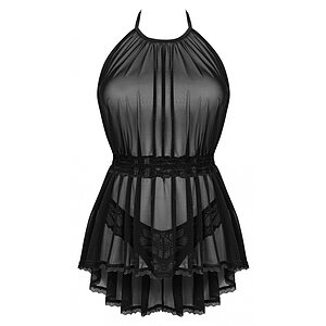 Babydoll Obsessive Serafia Negru pe Vibreaza.ro