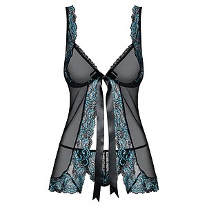 Babydoll Obsessive Chemise Negru pe Vibreaza.ro
