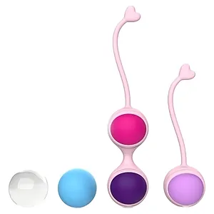 Beautiful Kegel Set: 5 Bile Vaginale Progresive, Discrete Multicolor pe Vibreaza.ro