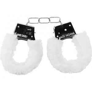Beginners Handcuffs Furry Alb pe Vibreaza.ro
