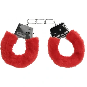 Beginners Handcuffs Furry Roșu pe Vibreaza.ro