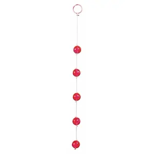 Bile Anale Clear Beads Large Roșu Bile Anale Clear Beads Large Roșu pe Vibreaza.ro