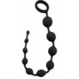 Bile Anale Playful Beads Negru pe Vibreaza.ro