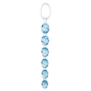 Bile Anale Swirl Pleasure Beads Albastru pe Vibreaza.ro