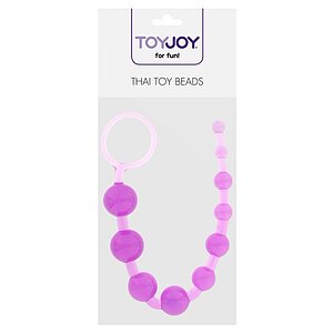 Bile Anale Thai Toy Beads Mov cu Mărimi Progresive