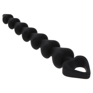 Bile Anale ToyJoy Heart Beads Negru Bile Anale ToyJoy Heart Beads Negru pe Vibreaza.ro
