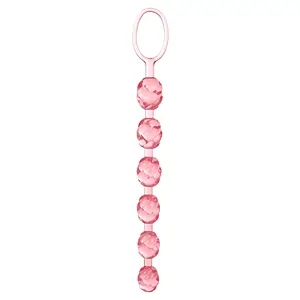 Bile Swirl Pleasure Beads Roz pe Vibreaza.ro