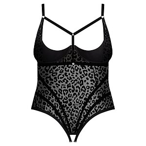 Body Decupat Obsessive Jagueria Negru pe Vibreaza.ro