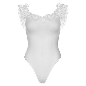 Body Leg Avenue Caroline Alb pe Vibreaza.ro