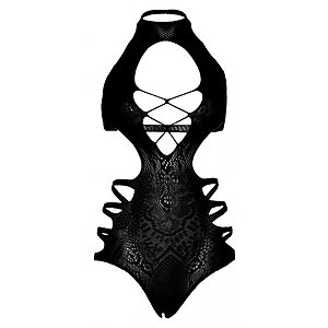 Body Leg Avenue Cut Out Strappy Negru pe Vibreaza.ro