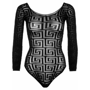 Body Leg Avenue Mosaic Negru pe Vibreaza.ro