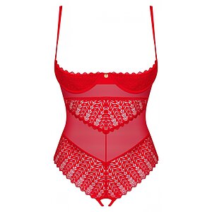 Body Obsessive Ingridia Decupat Rosu pe Vibreaza.ro