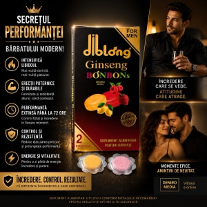 Bomboane Afrodisiace Diblong cu Ginseng pentru Erecție