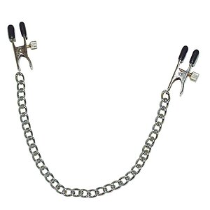 Breast Chain And Nipple Clamps SX Argintiu pe Vibreaza.ro