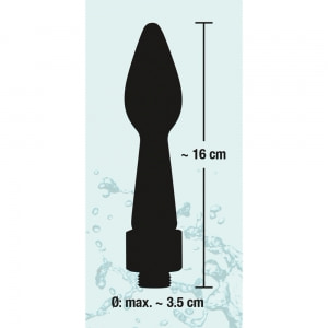 Cap Irigator Duș Anal Rear Splash Negru