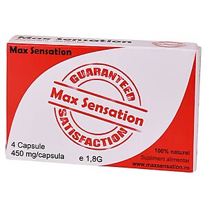 Capsule Potenta Max Sensation 4buc pe Vibreaza.ro