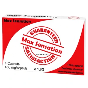 Capsule Potentă Max Sensation 4buc pe Vibreaza.ro