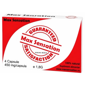 Capsule Potentă Max Sensation 4buc pe Vibreaza.ro