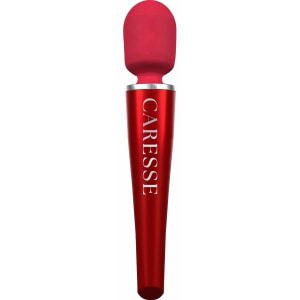 Caresse Pro Wand 8000rpm - 5 Moduri, IPX7, 120 Min Roșu pe Vibreaza.ro