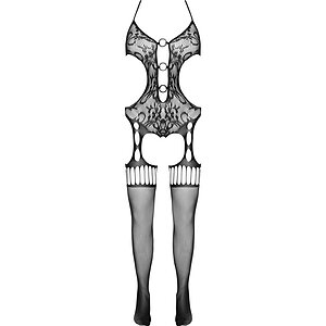 Catsuit Cottelli Collection Fantasy Negru pe Vibreaza.ro