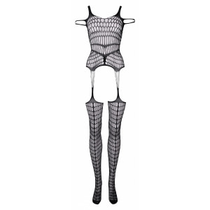 Catsuit Le Desir Shredded Negru S-L