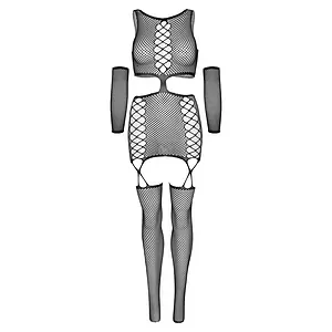 Catsuit Leg Avenue Dress With Gloves Negru Catsuit Leg Avenue Dress With Gloves Negru pe Vibreaza.ro