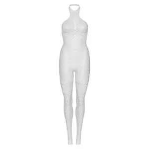 Catsuit Leg Avenue Gwen Alb pe Vibreaza.ro
