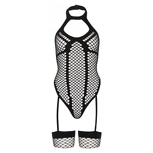 Catsuit Leg Avenue Peyton Negru pe Vibreaza.ro
