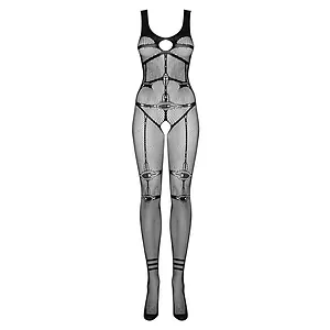 Catsuit Obsessive N123 Negru pe Vibreaza.ro