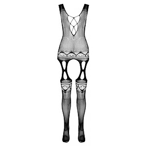 Catsuit Passion BS099 Negru pe Vibreaza.ro