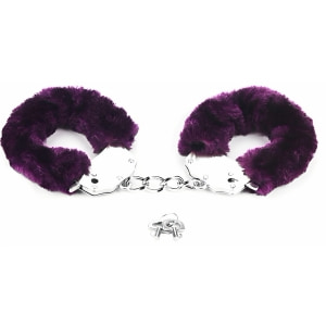 Cătușe Cu Puf Fetish Pleasure Fluffy Mov pe Vibreaza.ro
