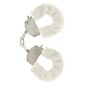 Cătușe Furry Fun Cuffs Alb Cătușe Furry Fun Cuffs Alb pe Vibreaza.ro