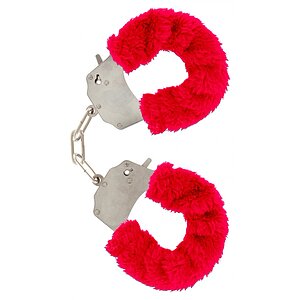 Cătușe Furry Fun Roșu pe Vibreaza.ro