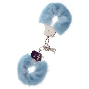 Cătușe Metal Handcuff With Plush Albastru Cătușe Metal Handcuff With Plush Albastru pe Vibreaza.ro