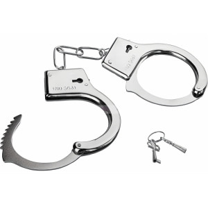 Cătușe Metalice Din Inox Police Argintiu pe Vibreaza.ro