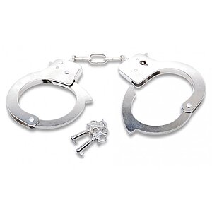 Cătușe Official Handcuffs Metal Argintiu pe Vibreaza.ro