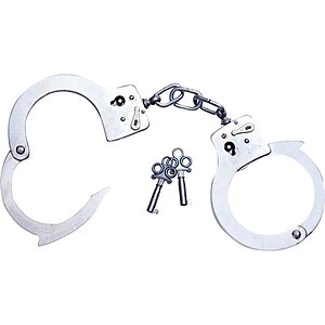 Catuse Police Arrest Handcuffs Argintiu pe Vibreaza.ro