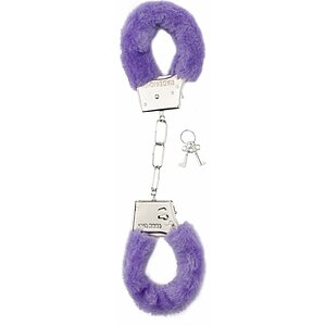 Cătușe Shots Toys Furry Handcuffs Mov pe Vibreaza.ro