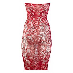 Chemise Le Desir Star Rhinestone Roșu XL-2XL