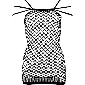 Chemise No:Xqse Din Plasă Elise Negru S-L