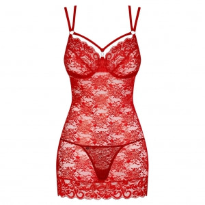 Chemise Obsessive 860-CHE Roșu S-M
