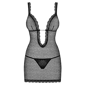 Chemise Obsessive 877-CHE Negru pe Vibreaza.ro