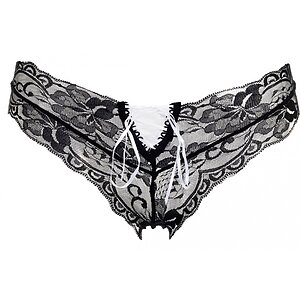 Chilot Amorable Brief Jayleen Negru pe Vibreaza.ro