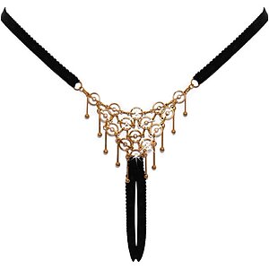 Chilot Cottelli Collection Atracția Decupată Negru S-L