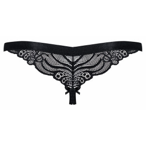 Chilot Decupat Obsessive 828-THC Negru S-M