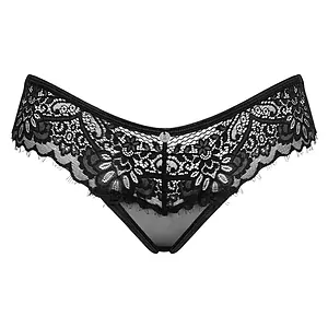 Chilot Obsessive Maderris Panty Negru pe Vibreaza.ro