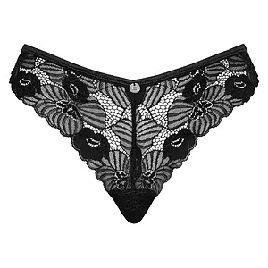 Chilot Obsessive Serena Love Panty Negru pe Vibreaza.ro