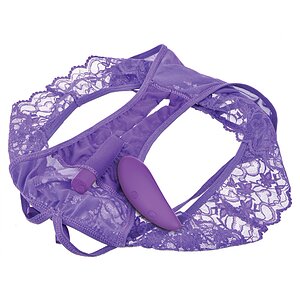 Chilot Vibrator Decupat Pipedream Mov pe Vibreaza.ro